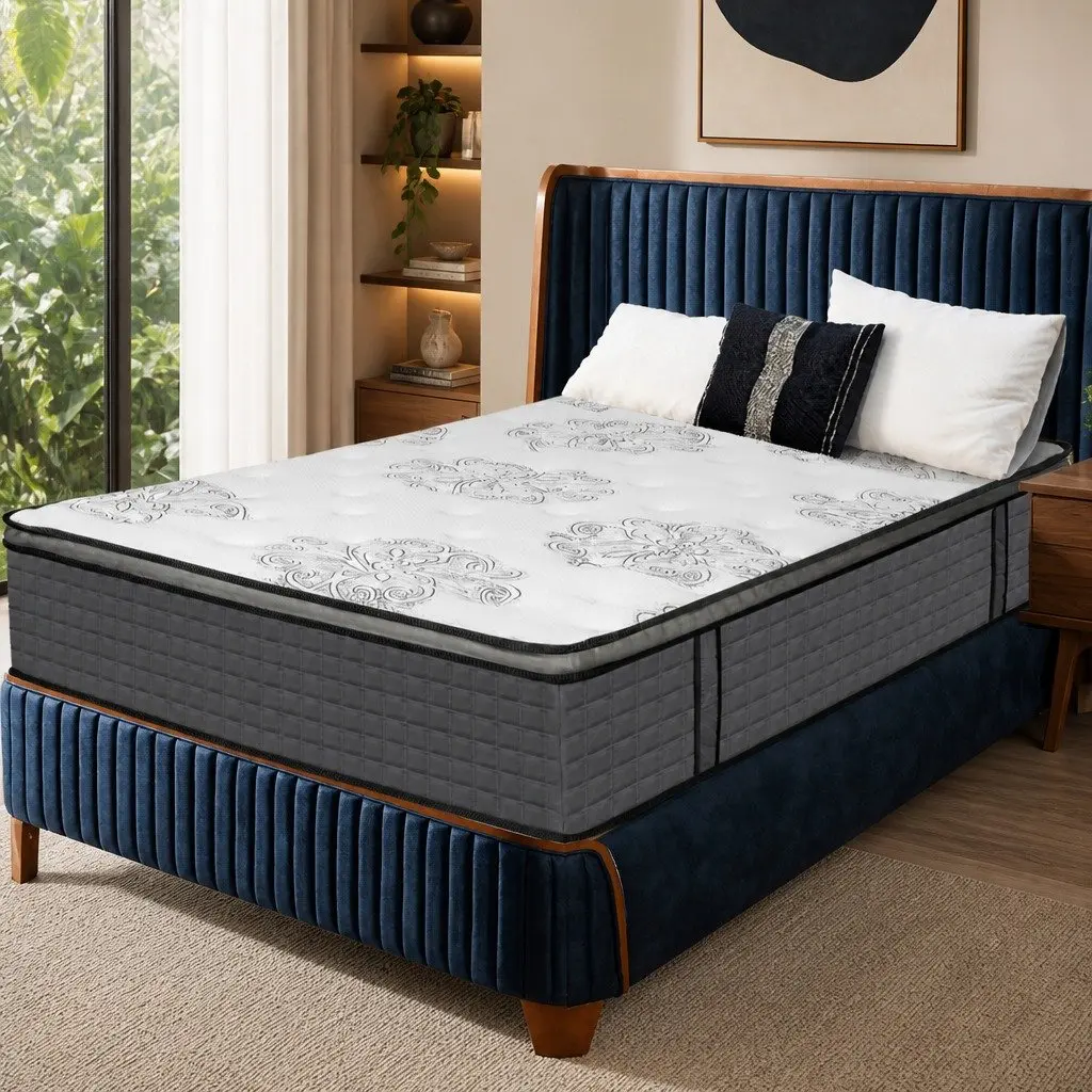 Spring Mattress Medium Firm Support King Single White