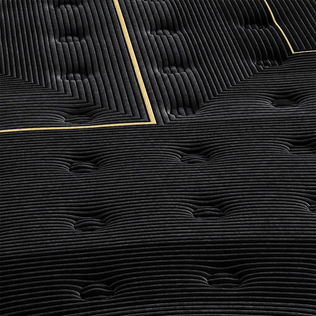 King Mattress with Pocket Springs & Charcoal Fabric