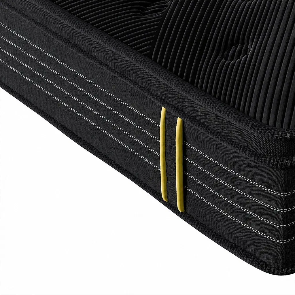 King Single Spring Mattress Bamboo Charcoal Pocket Spring Bed Euro Top Support