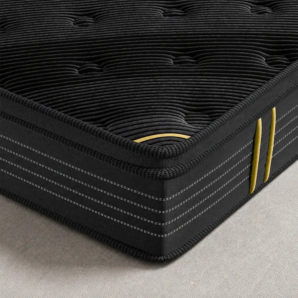 King Single Spring Mattress Bamboo Charcoal Pocket Spring Bed Euro Top Support