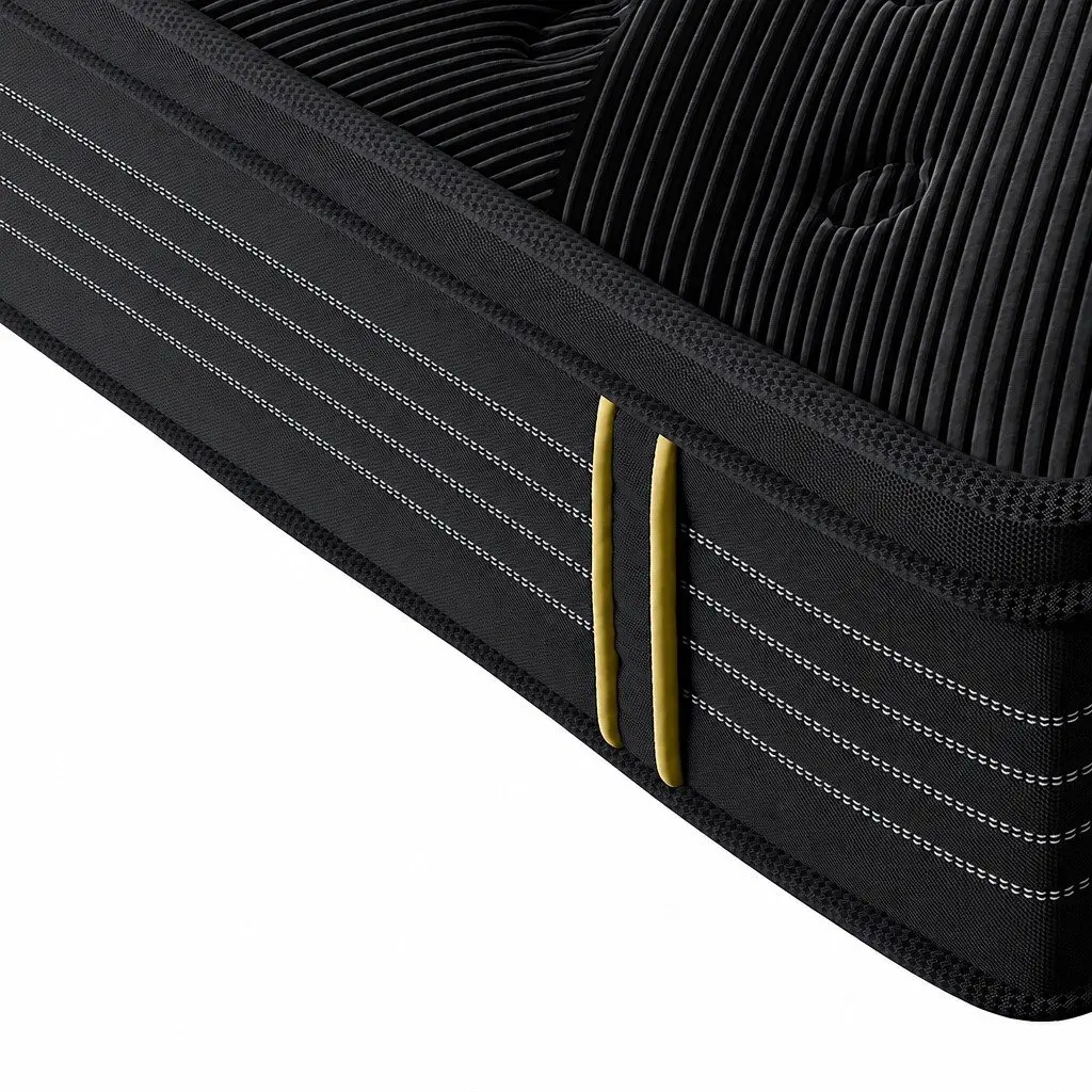 Spring Mattress Single Bamboo Charcoal Pocket Coil Euro Top Comfort Bed