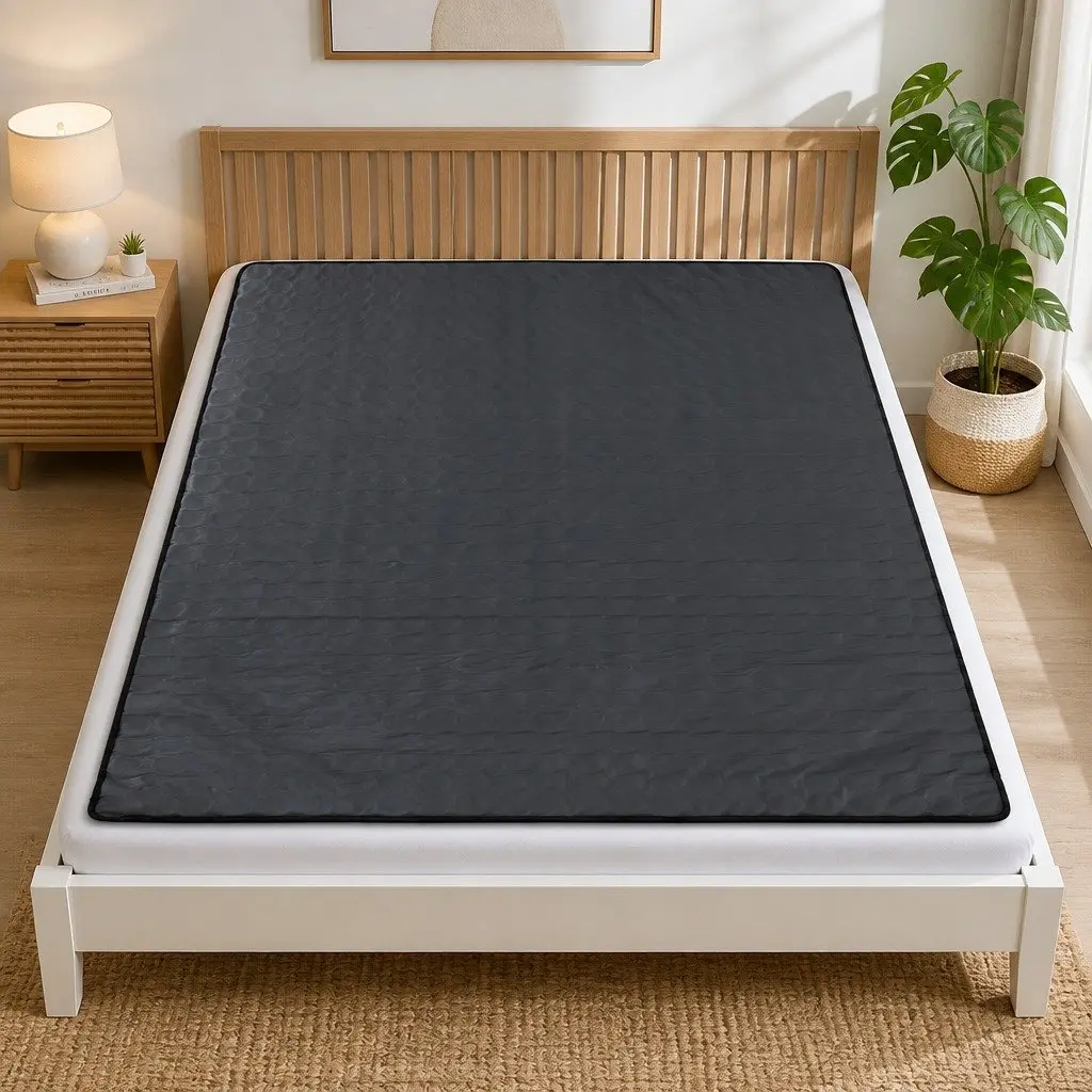 Single Pocket Spring Mattress Medium-Firm Support 190cm x 90cm White Grey Green