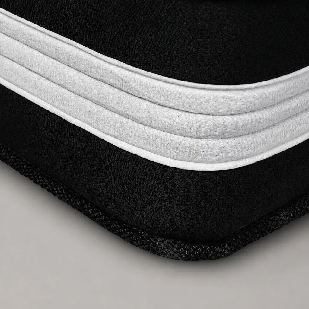 King Mattress Medium Firm 25cm 5 Zone Pocket Spring Cool Gel Black White