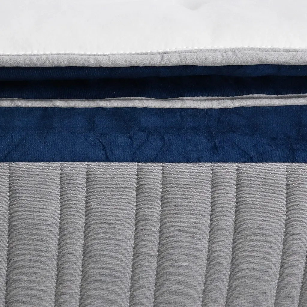 Double Spring Mattress Pillow Top 32cm Pocket Coil Bed Foam Support