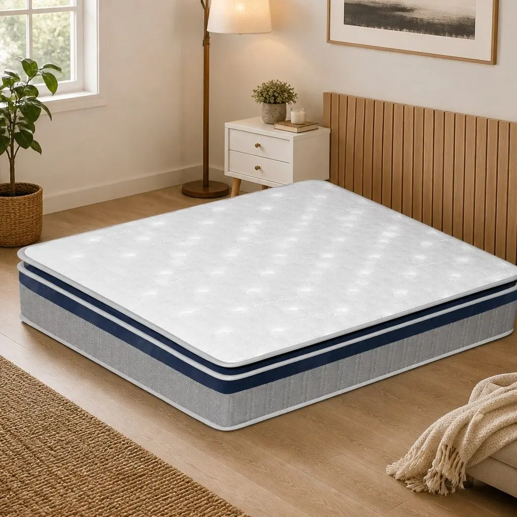 King Pillow Top Spring Mattress for Restful Nights