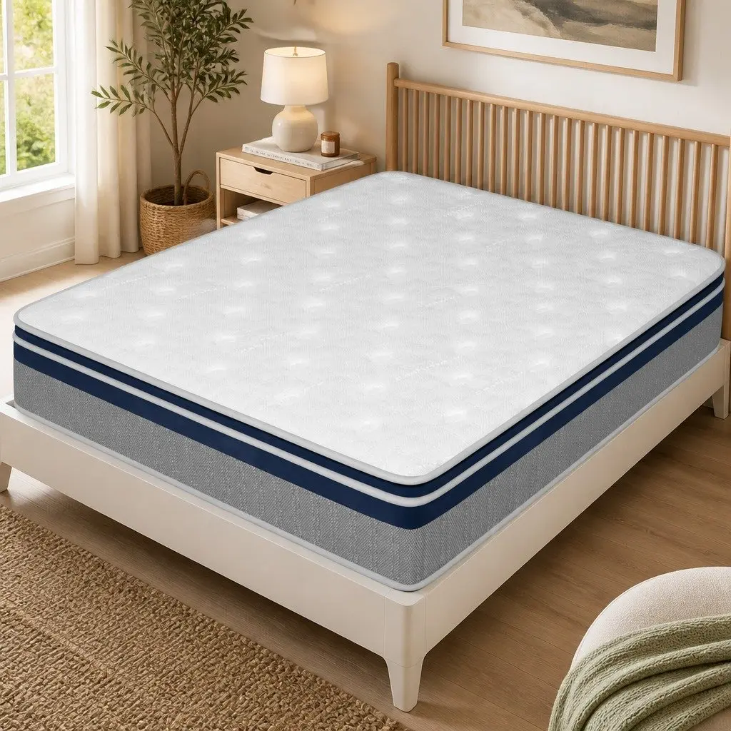 King Pillow Top Spring Mattress for Restful Nights