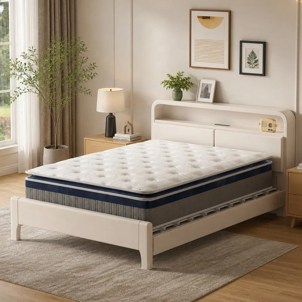 King Pillow Top Spring Mattress for Restful Nights