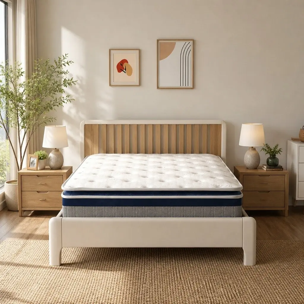 King Pillow Top Spring Mattress for Restful Nights