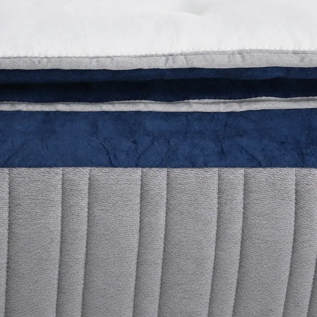 Single Mattress 7-Zone Pocket Coil Support 32cm Thick White Pillow Top