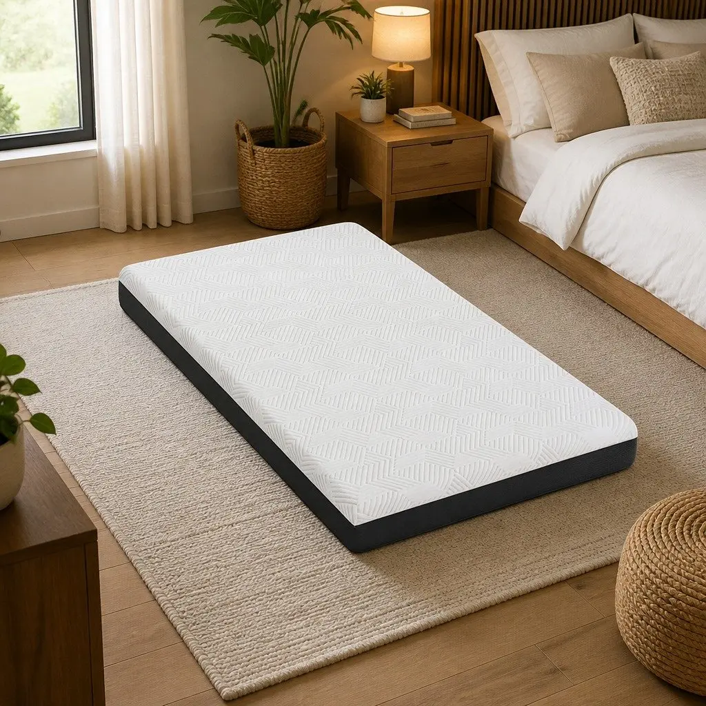 Memory Foam Mattress Single 15cm Medium Firm Cooling Gel Support White