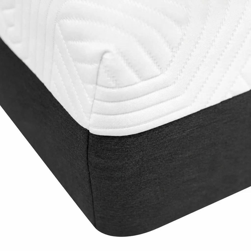 Memory Foam Mattress Pad Gel Cooling Double Hypoallergenic 20cm White