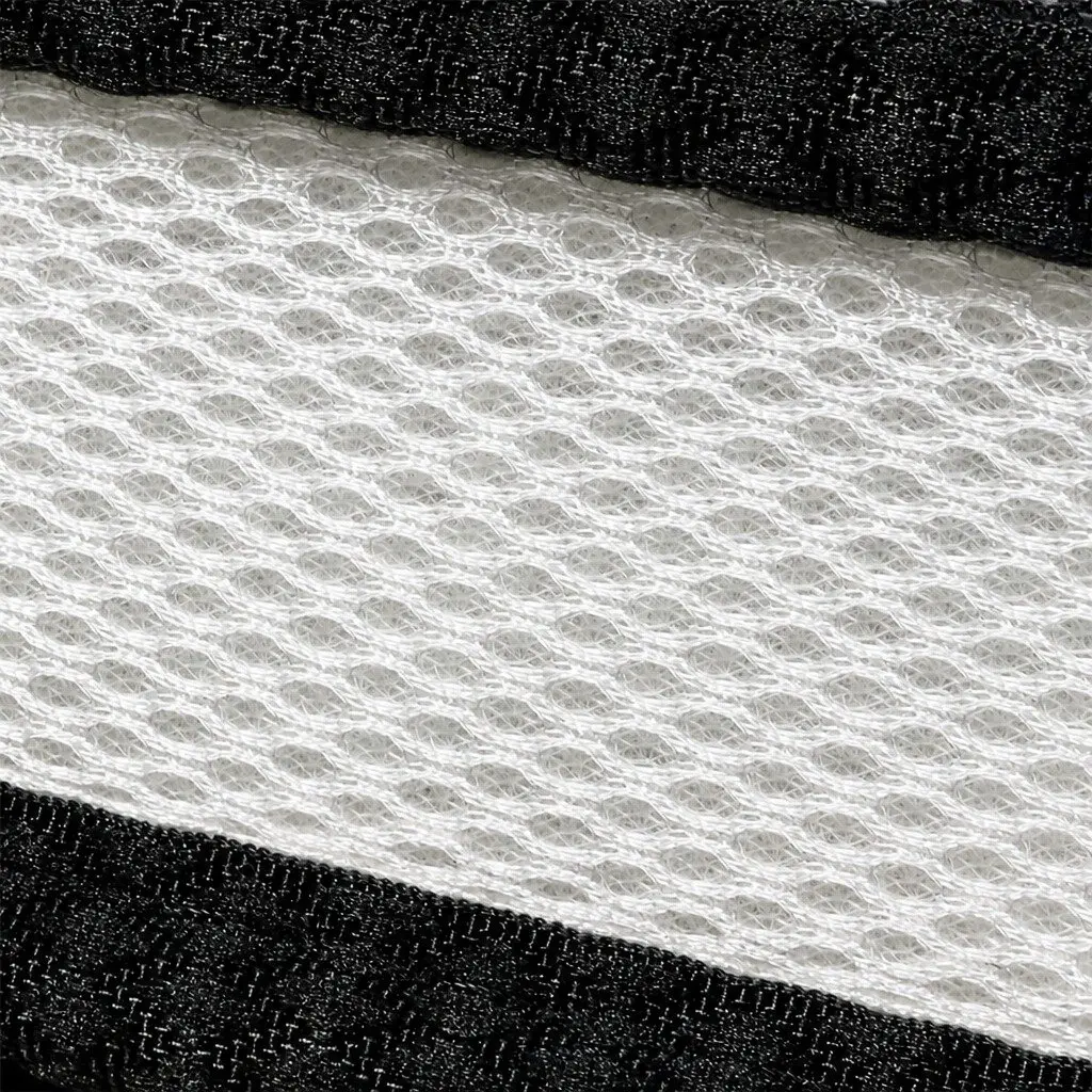 Pocket Spring Mattress Hybrid Foam Support Double Bed Medium Firm 7 Zone White and Black
