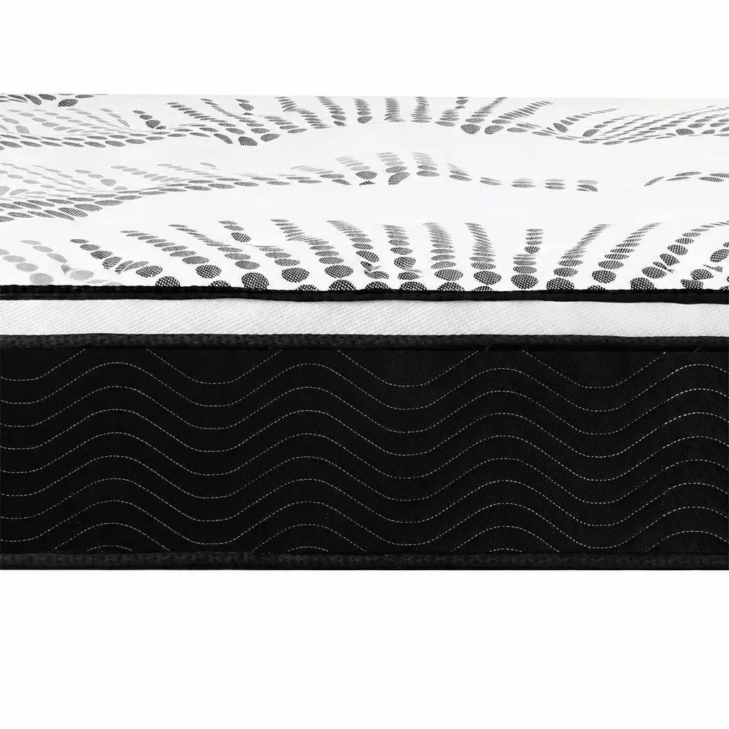 7 Zone Pocket Spring Mattress 32cm King Single Hybrid Foam Support Bed