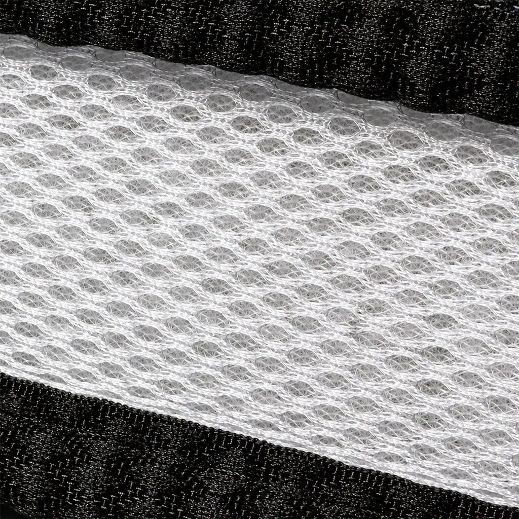 Pocket Spring Mattress King Medium Firm 7 Zone Hybrid Foam Support White and Black
