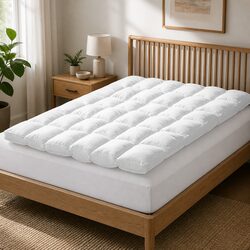 Double Bed Mattress Topper - Soft, Comfortable and Practical