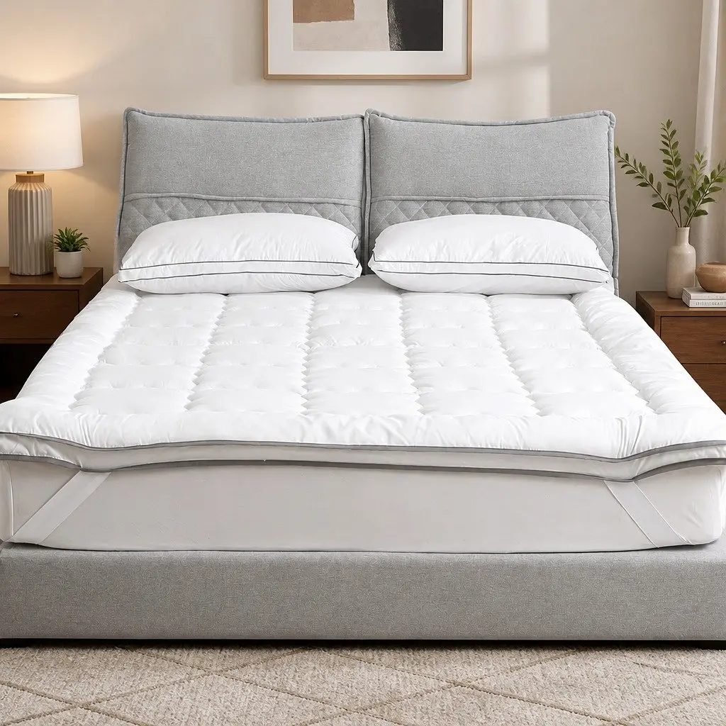 Mattress Topper Single Bed Pillowtop 4-5cm Thick Soft Comfort Bedding Pad