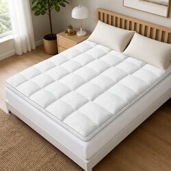 Comfortable 5cm Pillowtop Mattress Topper for Better Sleep