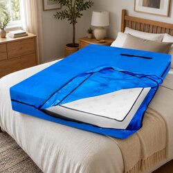Mattress Bag Protector Plastic King Storage Moving Cover Zip Handles Tear