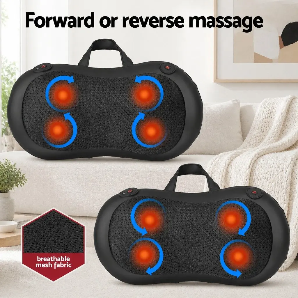 Neck Massager Electric Shiatsu Kneading Muscle Relaxation Portable Black