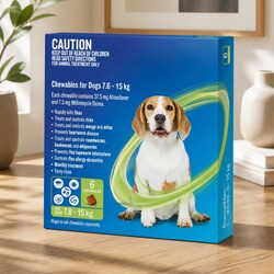 Reliable Monthly Parasite Chews for Medium Dogs 6 Pack
