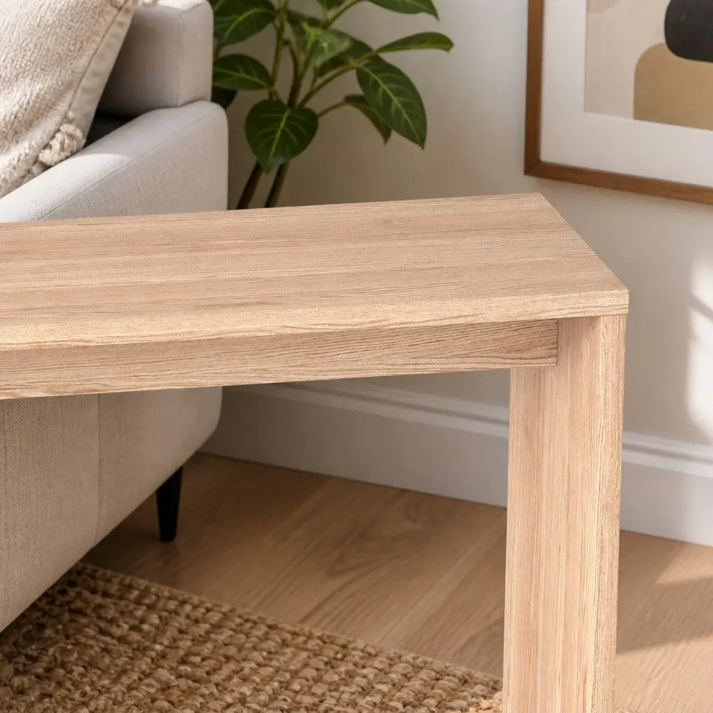 Compact Side Table with Magazine Rack Storage Modern End Table Small Living
