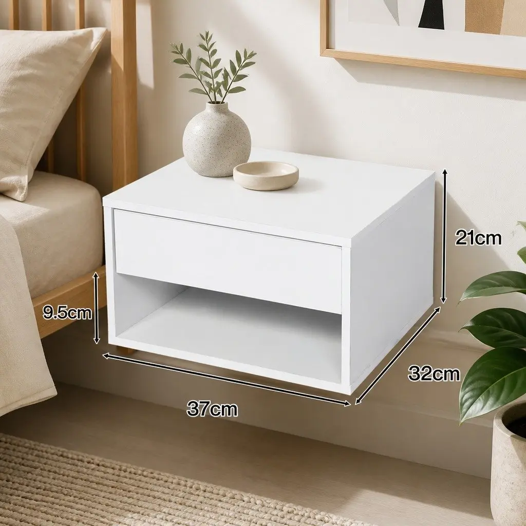 Floating Bedside Tables Set of 2
