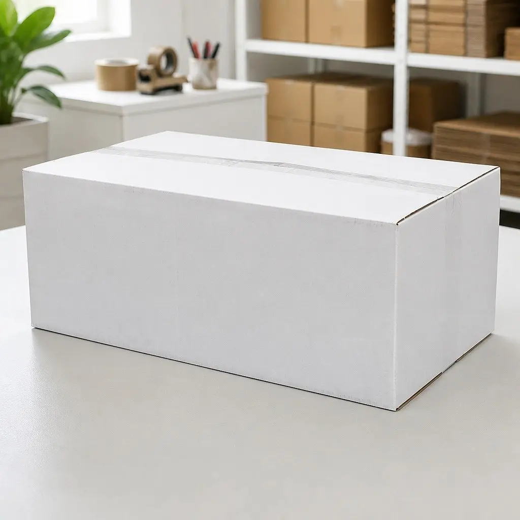 White RSC Carton Pack for Storage Needs