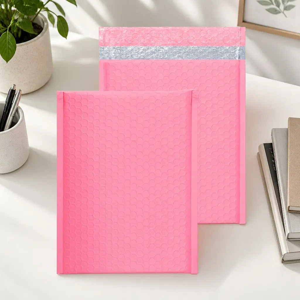 160x230mm Pink Bubble Padded Mailer Envelope Self Seal Pack of 100