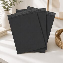 Reliable Black Poly Mailer Self-Sealing Bags 100 Pack