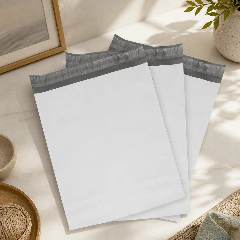 310x405mm White Poly Mailers for Shipping Needs