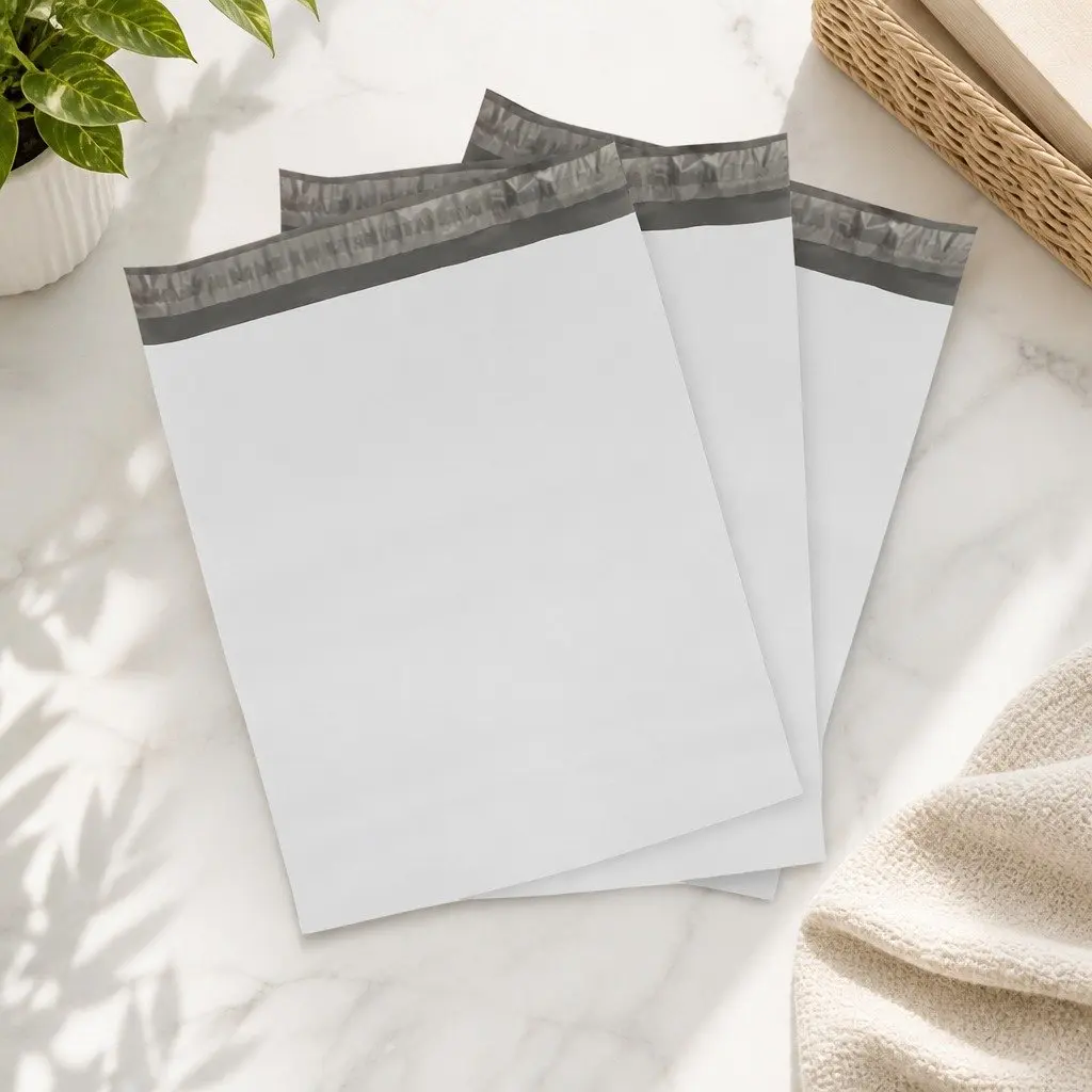 310x405mm White Poly Mailers for Shipping Needs