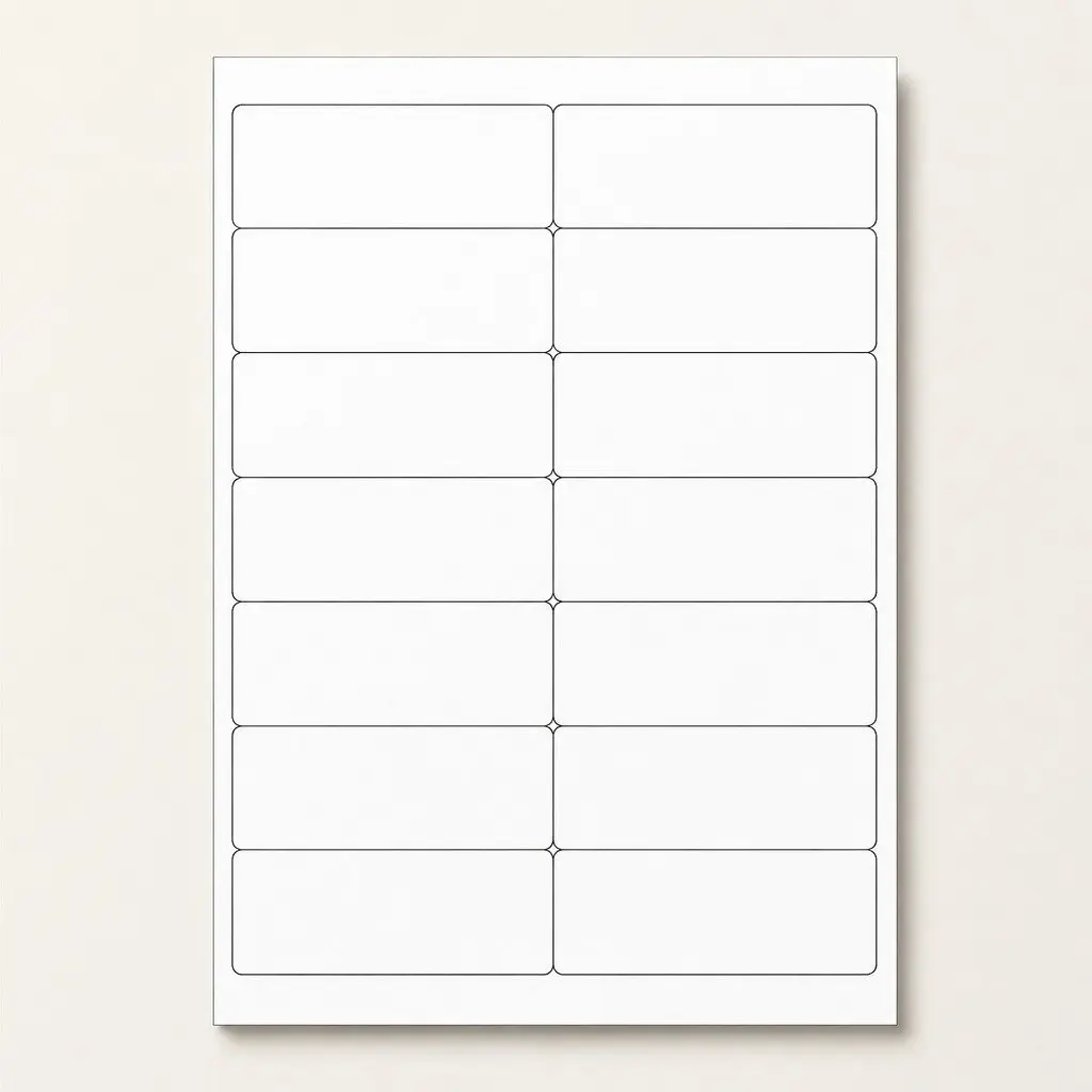 Self Adhesive Label Sheets A4 Matte White 14 Up for Inkjet Laser Printer