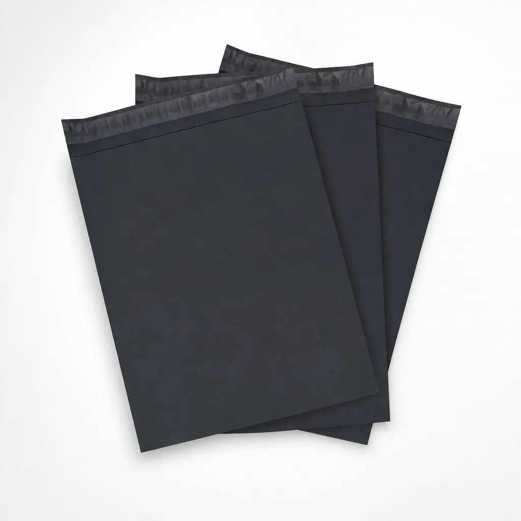 Black Poly Mailers 200x260mm Self-Sealing Bags 1000 Pack