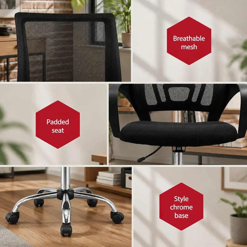 Mid Back Mesh Office Chair