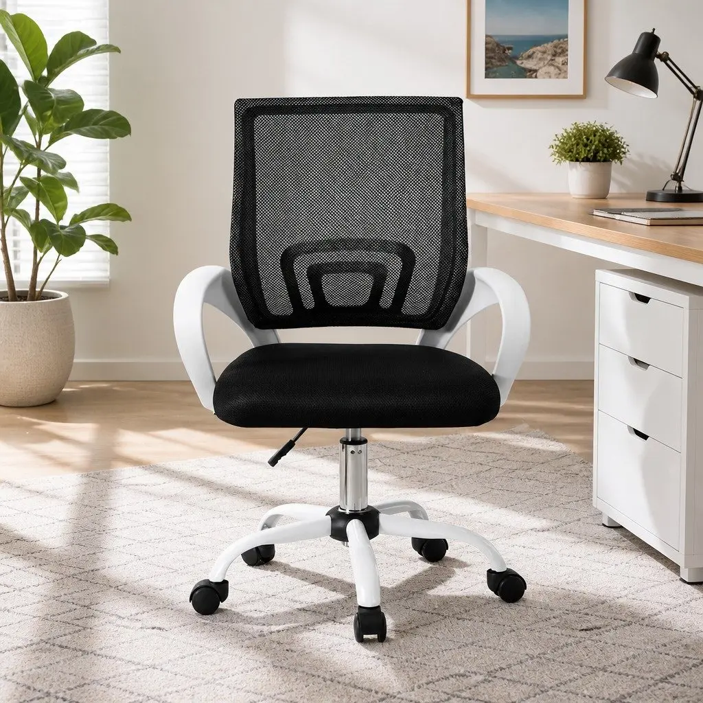 Mid Back Office Chair with Lumbar Support