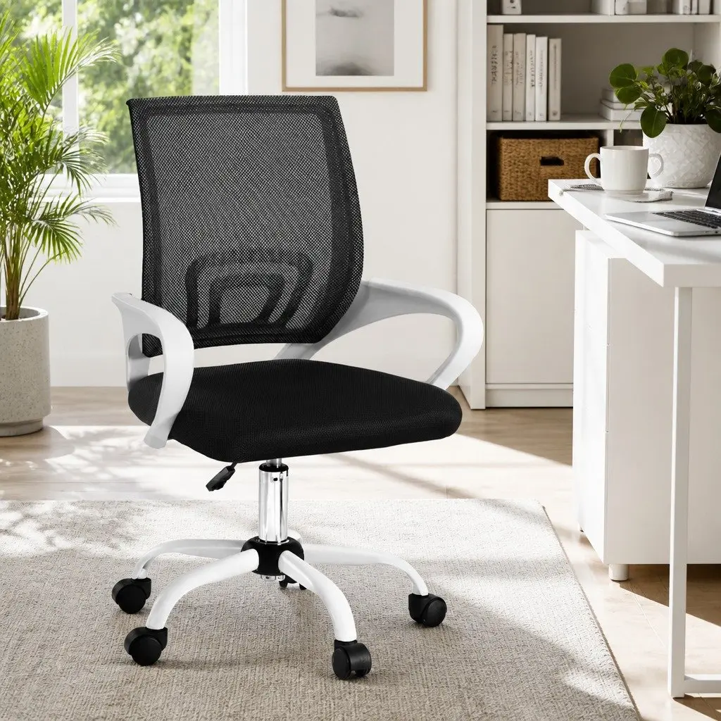 Mid Back Office Chair with Lumbar Support