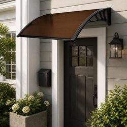 Reliable Brown Window Door Awning 1M x 1.2M