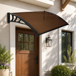 Reliable Brown Awning - 1M x 1.5M Outdoor Shade