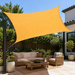 Rectangle Sun Shade Sail 5m x 5m - Practical and Protective