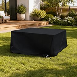 Reliable Black Furniture Cover for Outdoor Protection