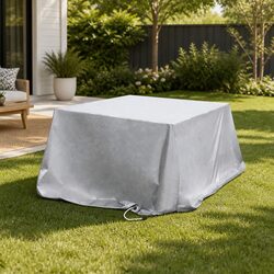 Reliable Waterproof Outdoor Furniture Cover in Silver