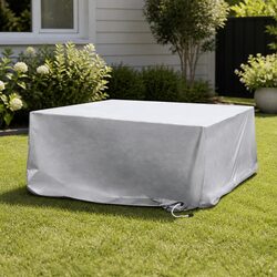 Outdoor Furniture Cover Waterproof Silver 213cm x 132cm x 74cm Protection