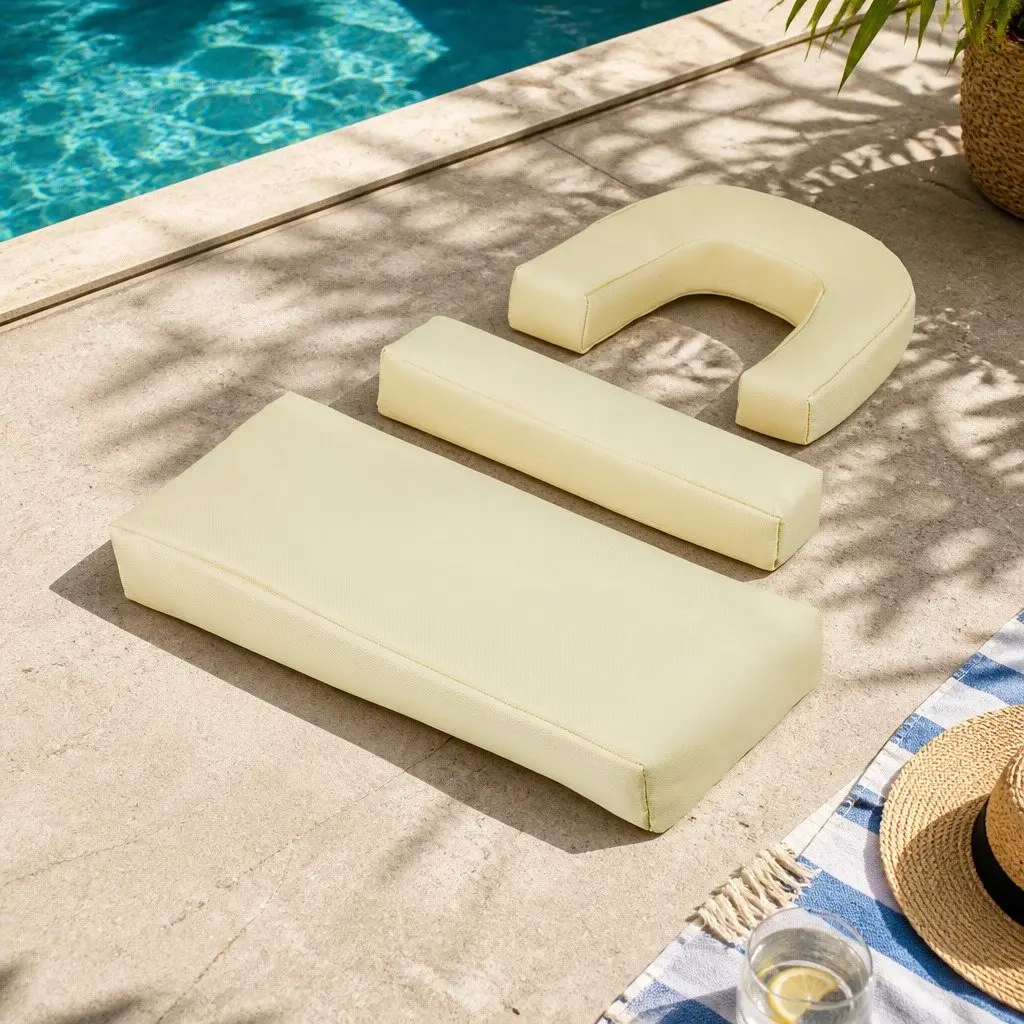 Foldable Beach Lounge Chair with Face Hole Sun Tanning Outdoor Patio Lounger