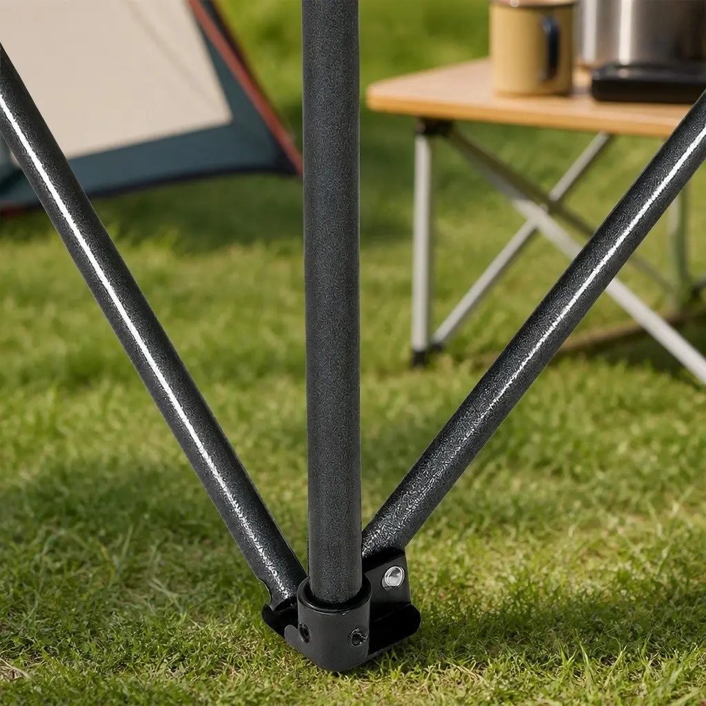 Folding Camping Chair Extra Large Outdoor Portable Fishing Travel Seat Heavy