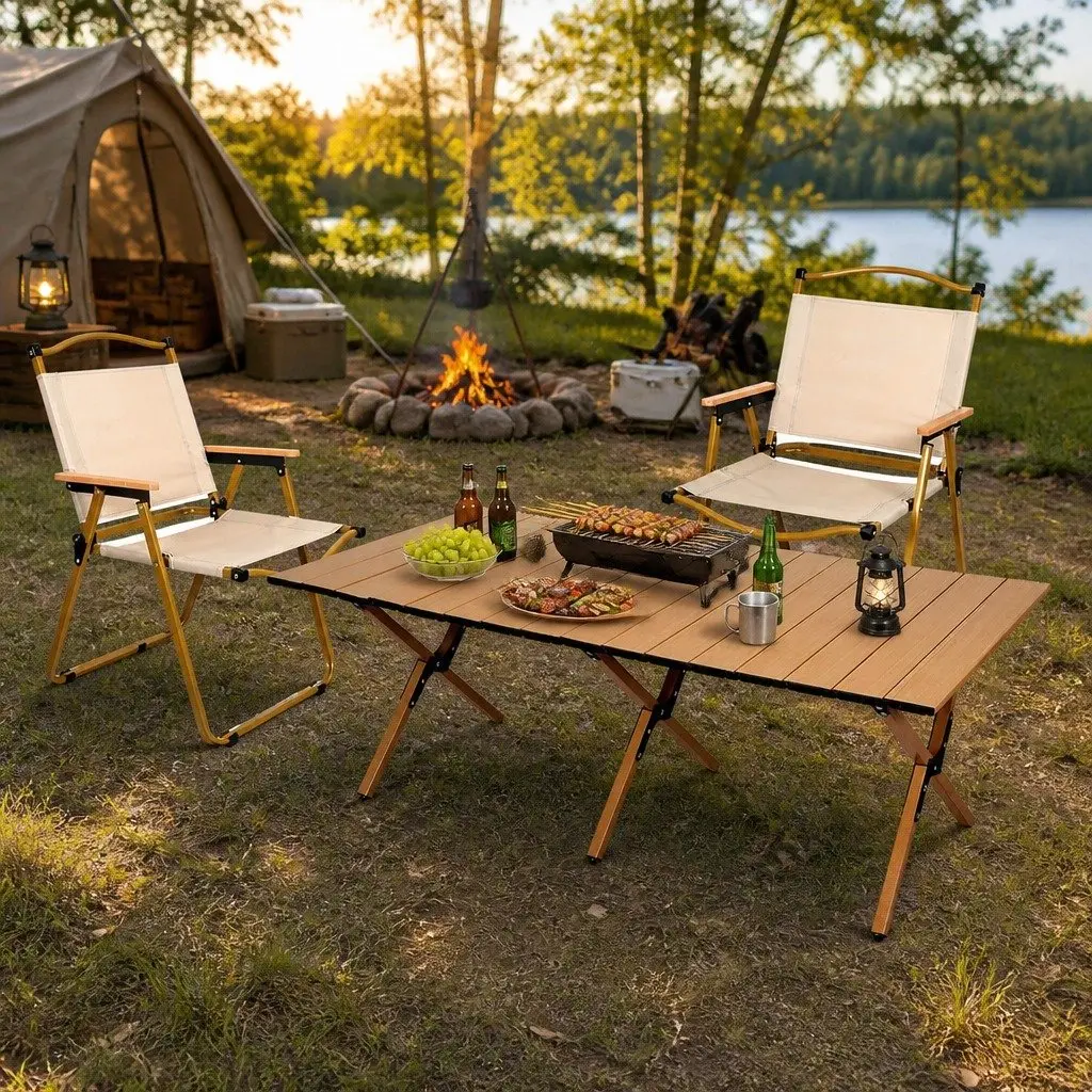 Camping Table and Chair Set for Outdoor Use