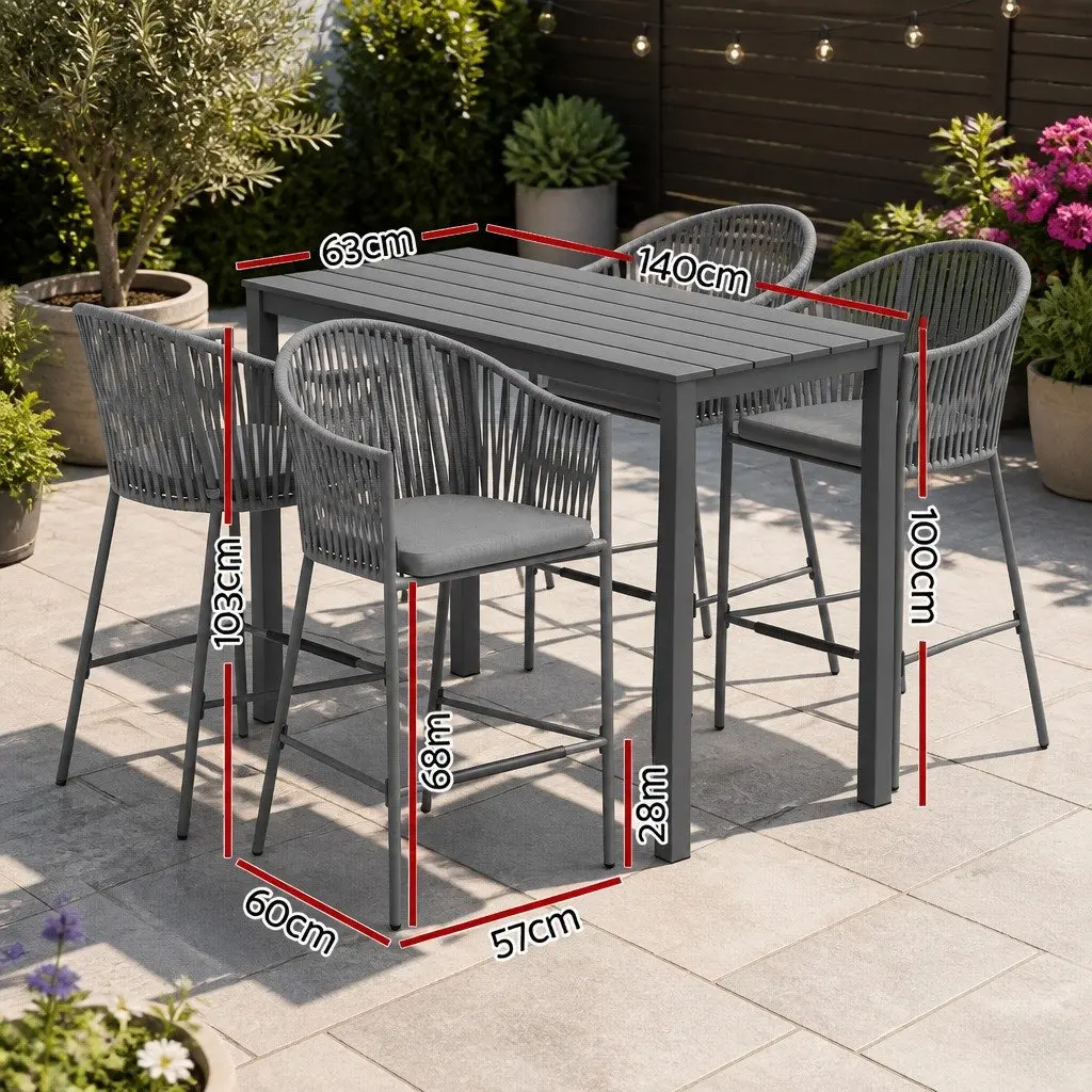 5-Piece Outdoor Dining Set