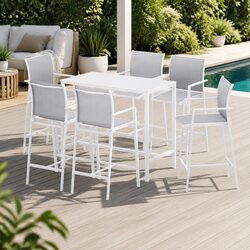 Comfortable and Weather-Resistant 7PC Bar Set