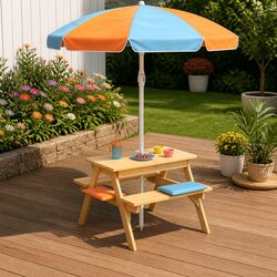 Reliable Kids Picnic Table and Bench Set for Outdoor Fun