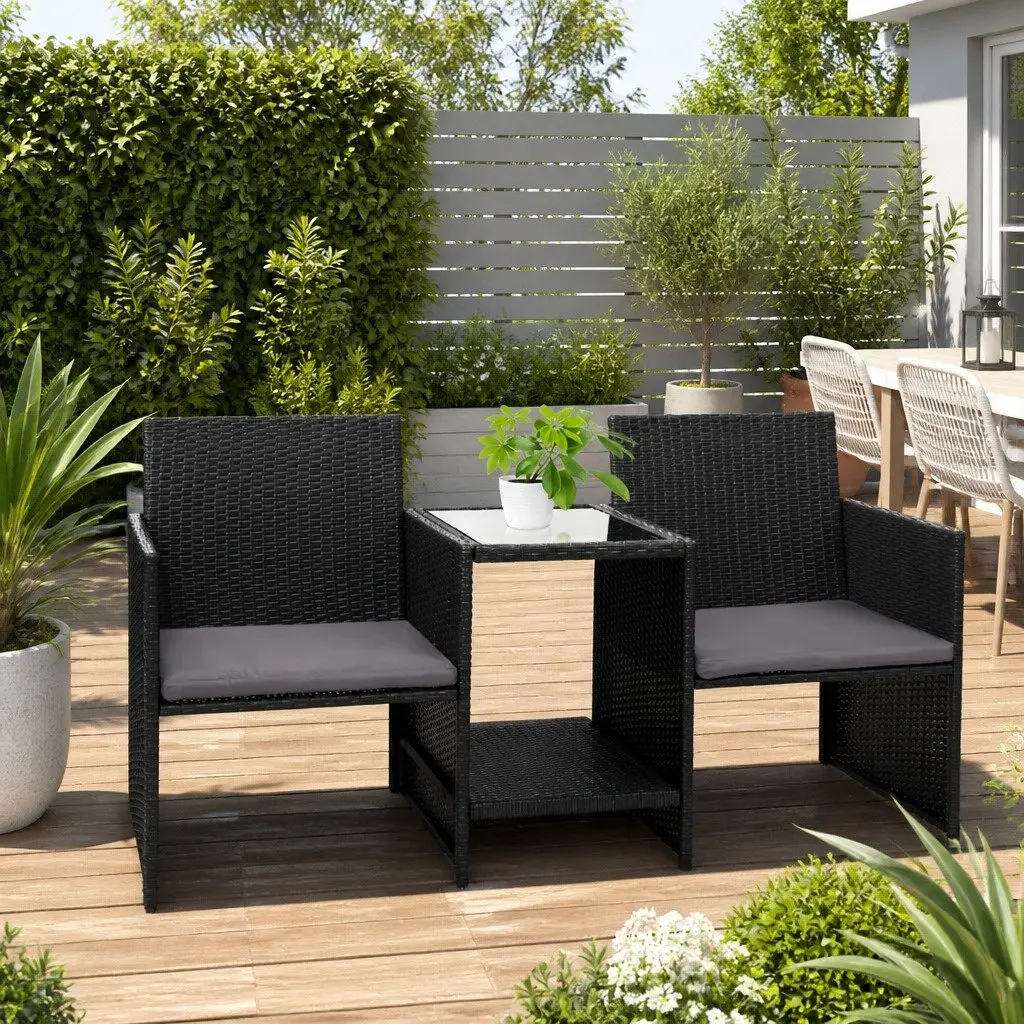 Wicker Loveseat Set for Comfort and Longevity
