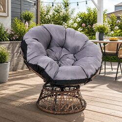 Comfortable and Durable Wicker Papasan Chair